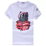 moncler polo shirts short sleeved hommes bear white